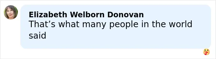 نظری از الیزابت ولبرن داناوان که موافقت خود را با افکار عمومی درباره ازدواج پرنس هری و مگان مارکل ابراز می‌کند.