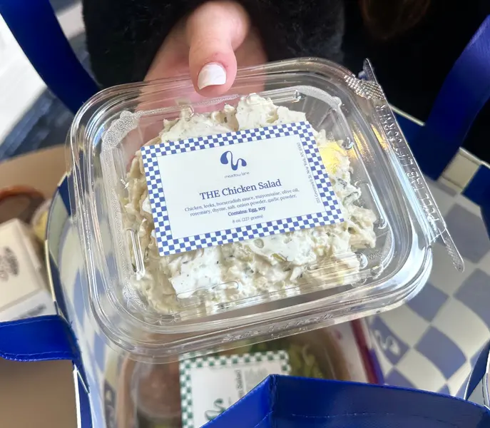 سالاد مرغ میدو لین