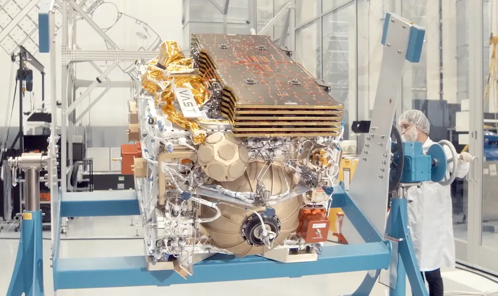 فضاپیمای Haven Demo در کارخانه شرکت وست.