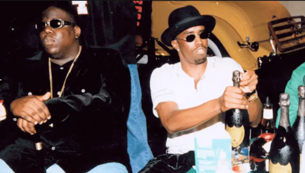 'Sean Combs: The Reckoning' (L to R) کریستوفر والاس، The Notorious B.I.G. و شون کامبس. تصویر: Courtesy of Netflix © 2025