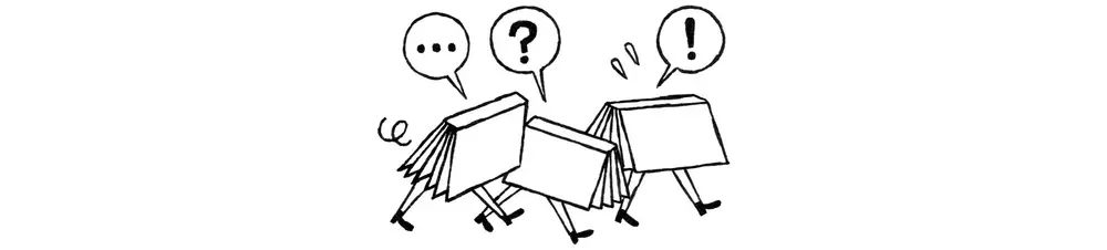 تصویر کتاب‌هایی که در حال گفتگو هستند